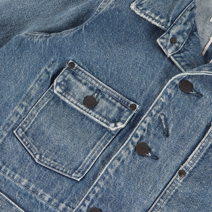 USED加工 デニム カバーオール (THE WORK JEAN JACKET) ST-127