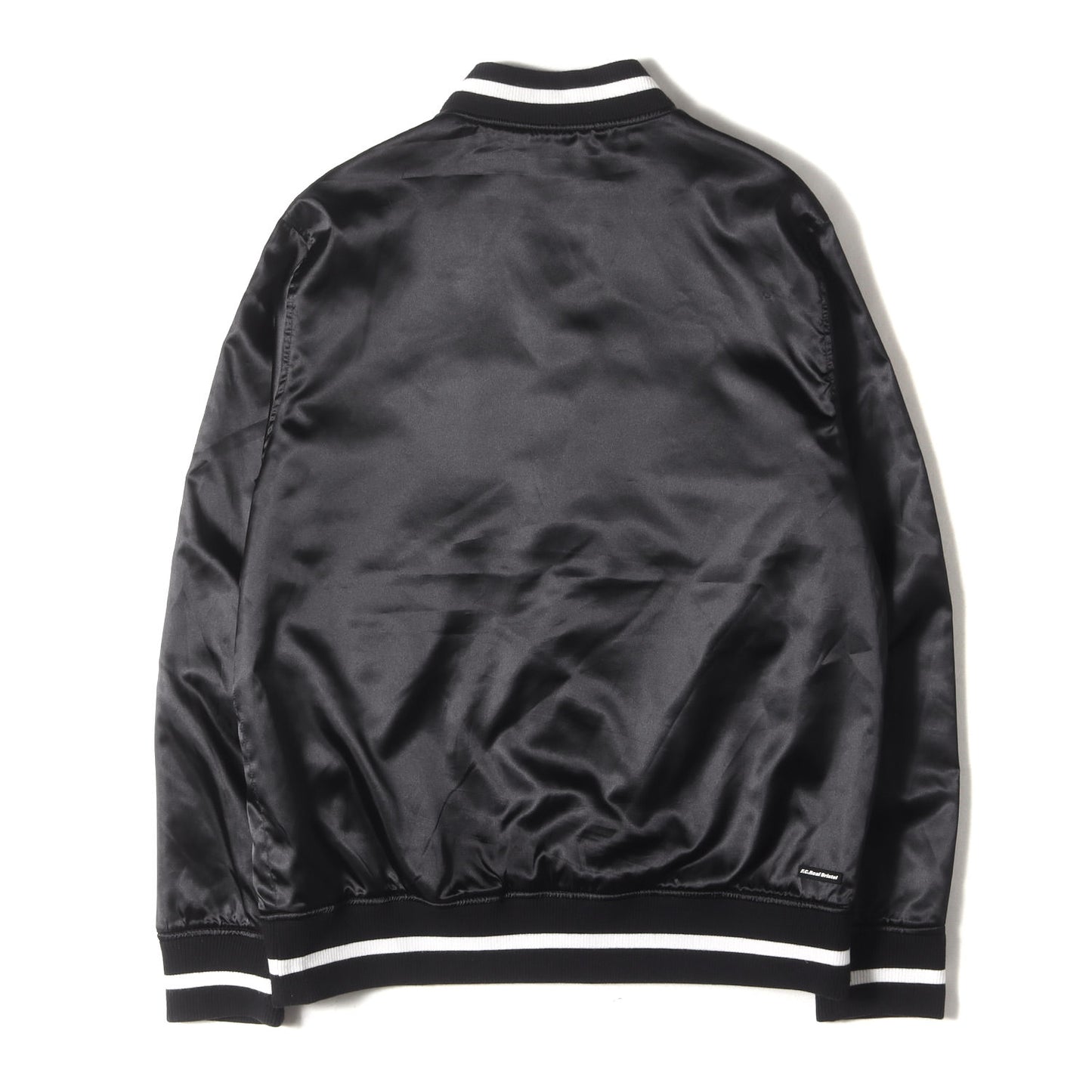 リバーシブル ロゴパッチ サテン スタジャン (REVERSIBLE STADIUM JACKET)