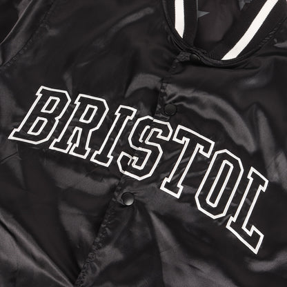 リバーシブル ロゴパッチ サテン スタジャン (REVERSIBLE STADIUM JACKET)