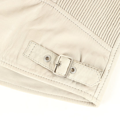 シープスキン レザー バイカー ダブル ライダース ジャケット RN93243 CA25594