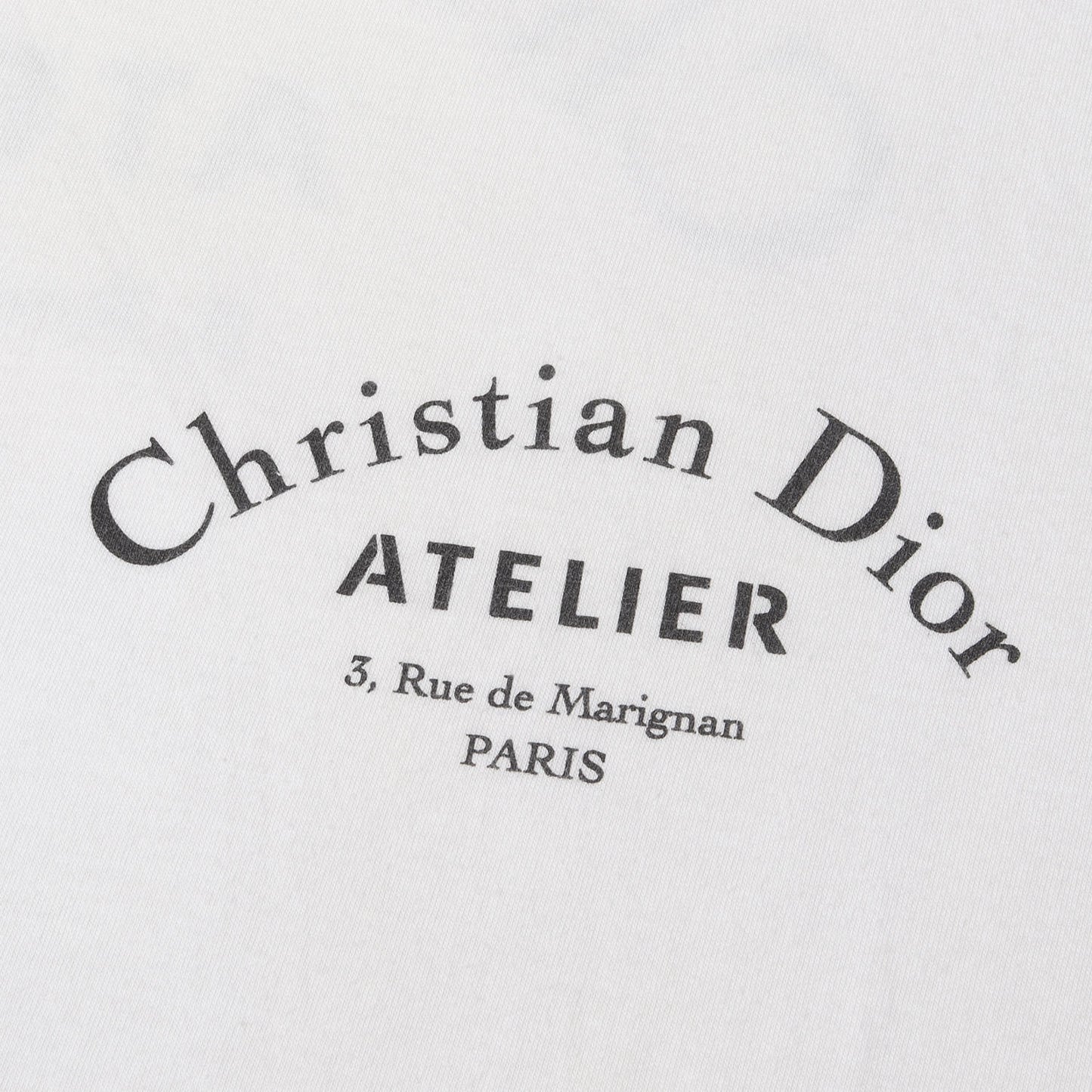 ATELIER ロゴ プリント クルーネック Tシャツ (863J621I0533)