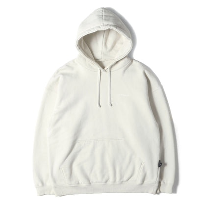ブランドロゴ刺繍 インサイドアウト プルオーバー スウェット パーカー (INSIDE-OUT HOODIE)