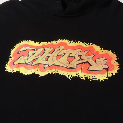 グラフィティ プリント スウェット パーカー (FRAGMENT DONDI WHITE / PULLOVER SWEAT HOODIE)