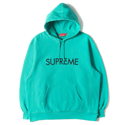 22AW キャピタルレター ブランドロゴ スウェット パーカー (Capital Hooded Sweatshirt)