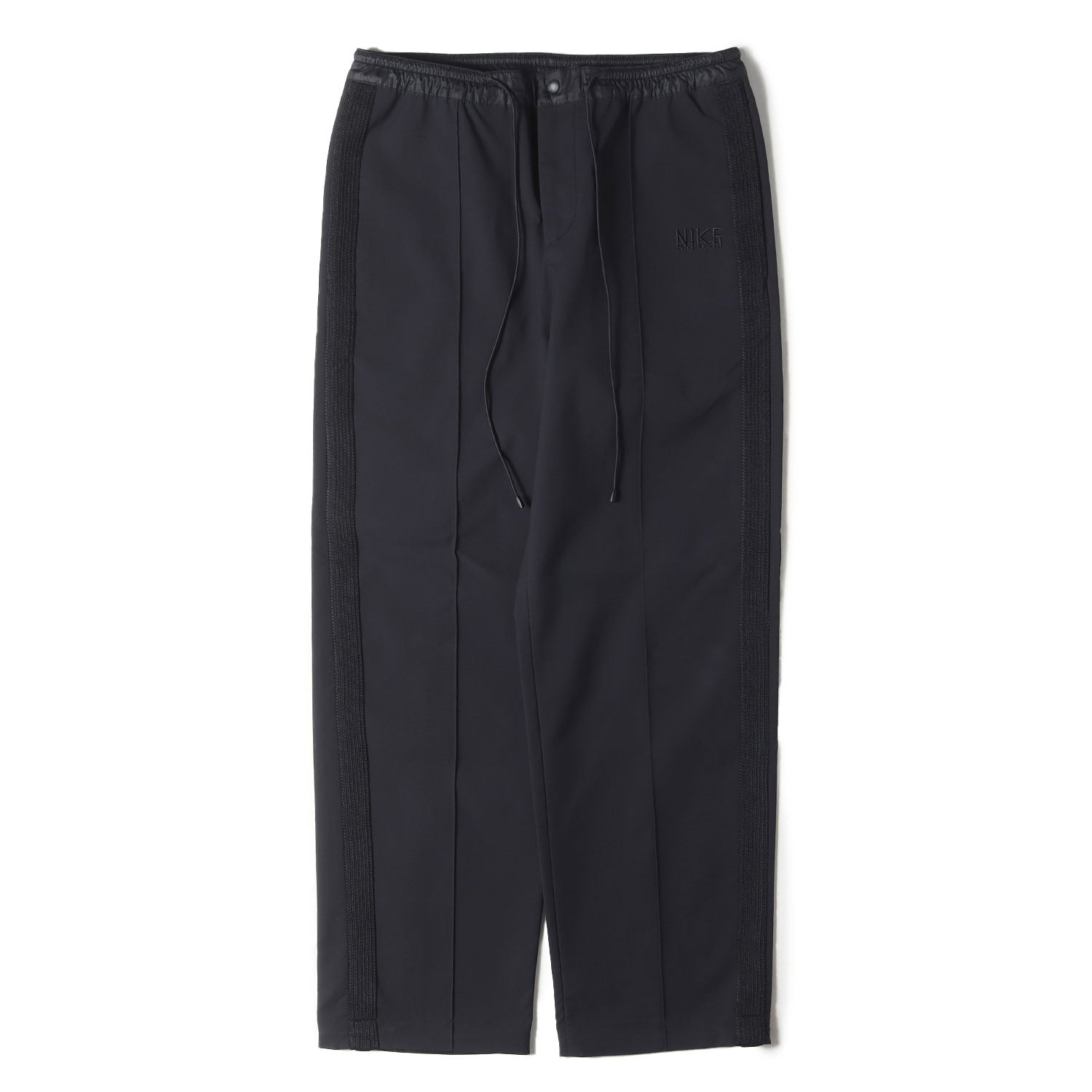 ※田中太郎16AW NIKE ACG ウーブンパンツ851978-010 24AW ×NIKE ブランドロゴ刺繍 センタープリーツ ワイド トラック