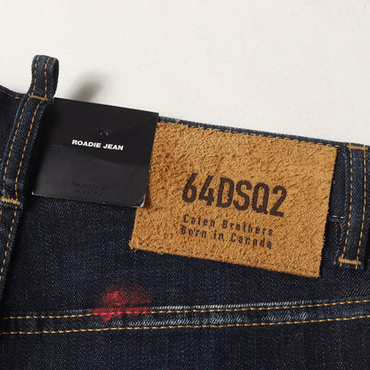 ダメージリペア加工 ペイント ステッチ カスタム デニムパンツ (ROADIE JEAN) S75LB0629 S30664