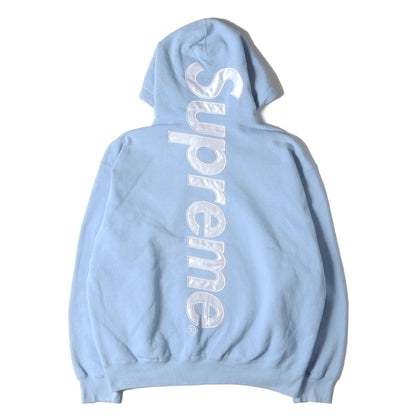 24AW ロゴサテンワッペン スウェットパーカー (Satin Applique Hooded Sweatshirt)