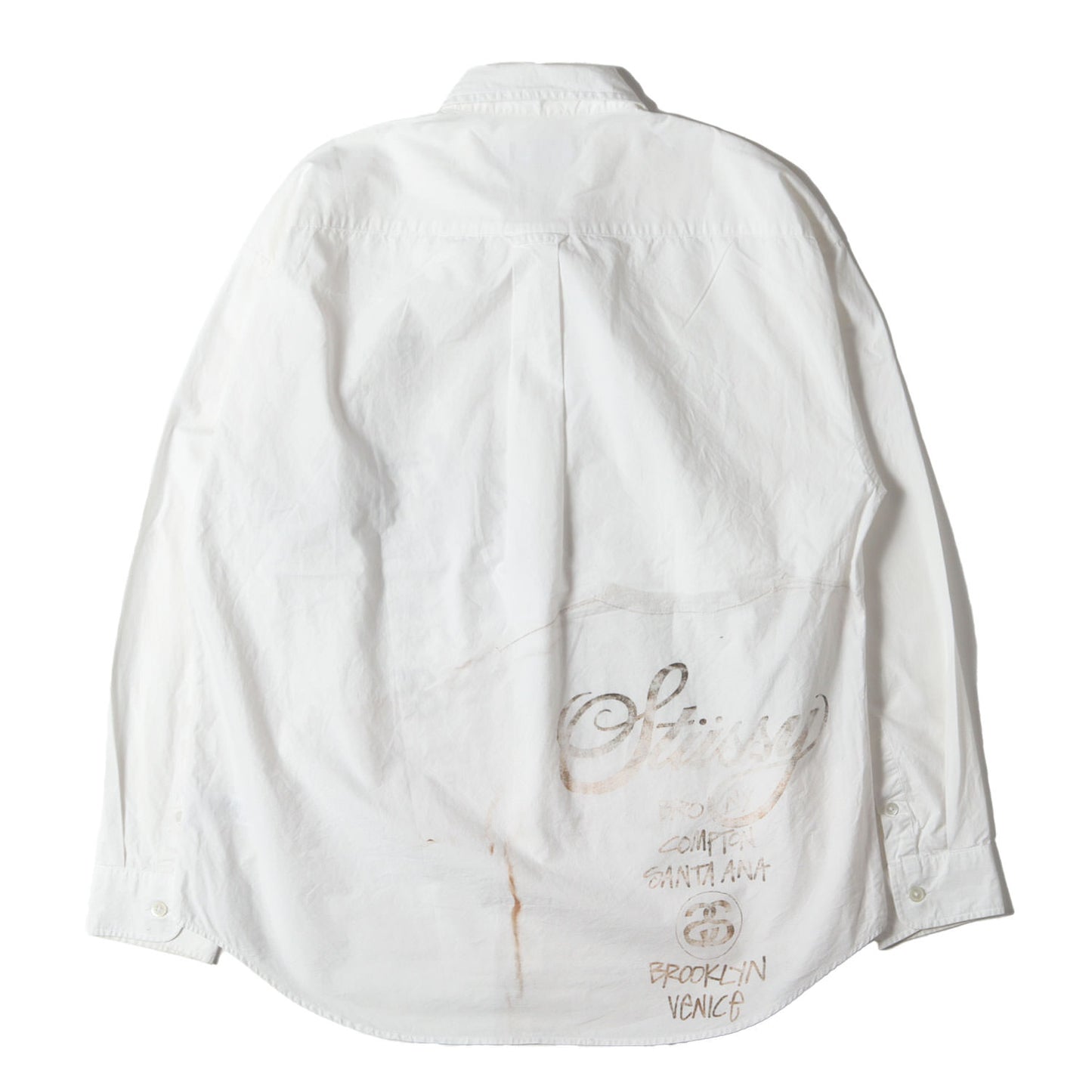 [近年モデル] ワールドツアー 転写プリント コットン ボタンシャツ (WORLD TOUR SHIRT)