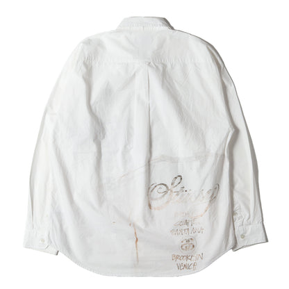 [近年モデル] ワールドツアー 転写プリント コットン ボタンシャツ (WORLD TOUR SHIRT)