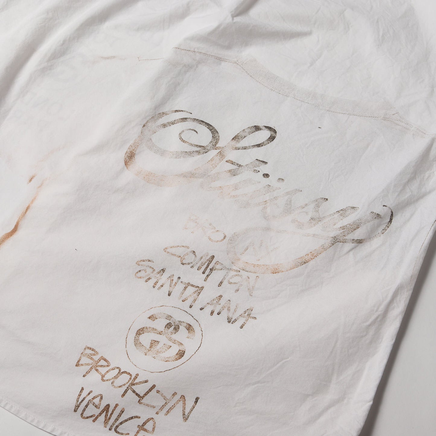 [近年モデル] ワールドツアー 転写プリント コットン ボタンシャツ (WORLD TOUR SHIRT)