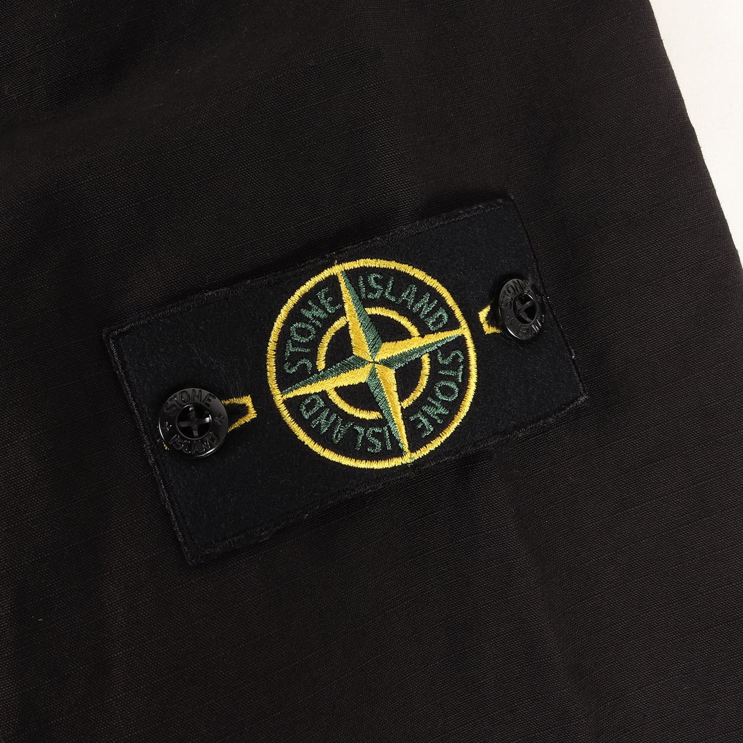 コンパスパッチ付き ガーメントダイ加工 リップストップ コットン オーバー シャツ 811511412