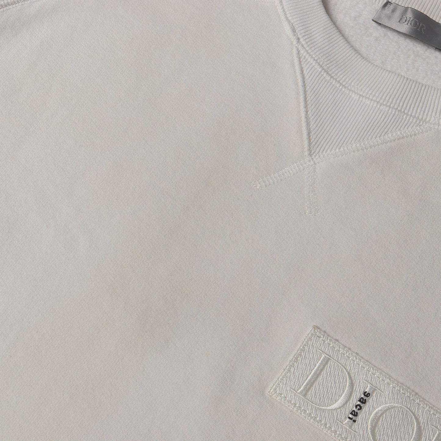 21AW ×Sacai コラボロゴワッペン サイドジップ クルーネック スウェット 213J643A0687