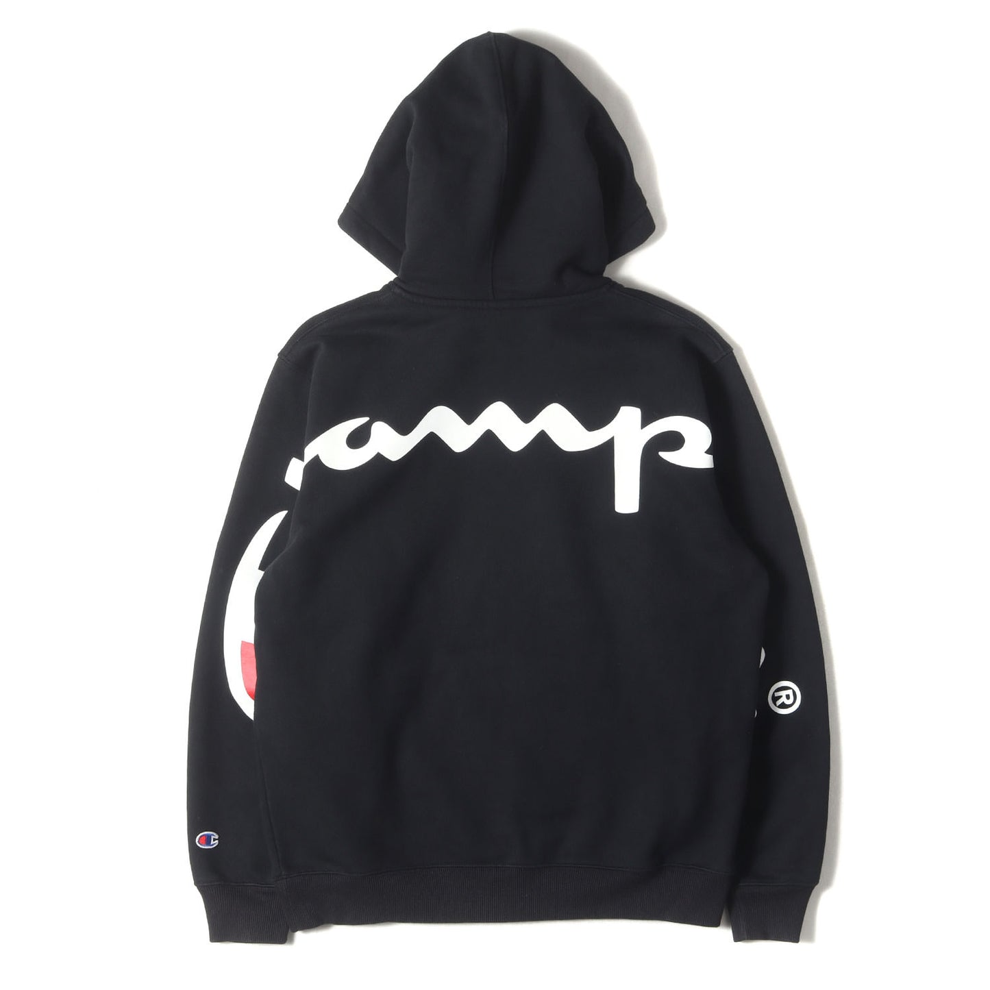 18SS ×Champion バックロゴ プリント スウェット パーカー (Champion Hooded Sweatshirt)