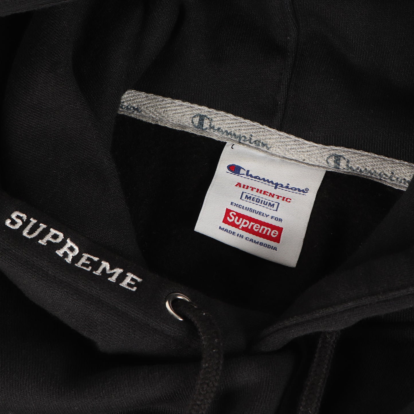 18SS ×Champion バックロゴ プリント スウェット パーカー (Champion Hooded Sweatshirt)