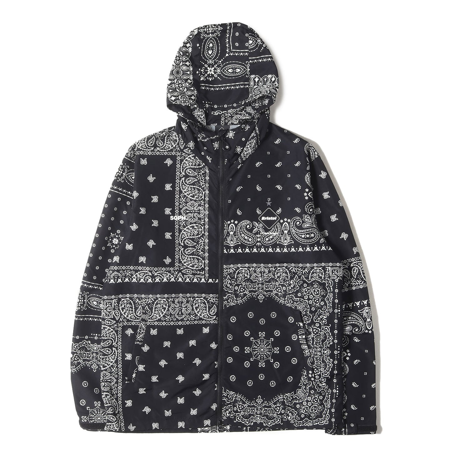 ペイズリーモノグラム バックロゴ フーデッド ナイロン ジャケット (NYLON HOODED BLOUSON)