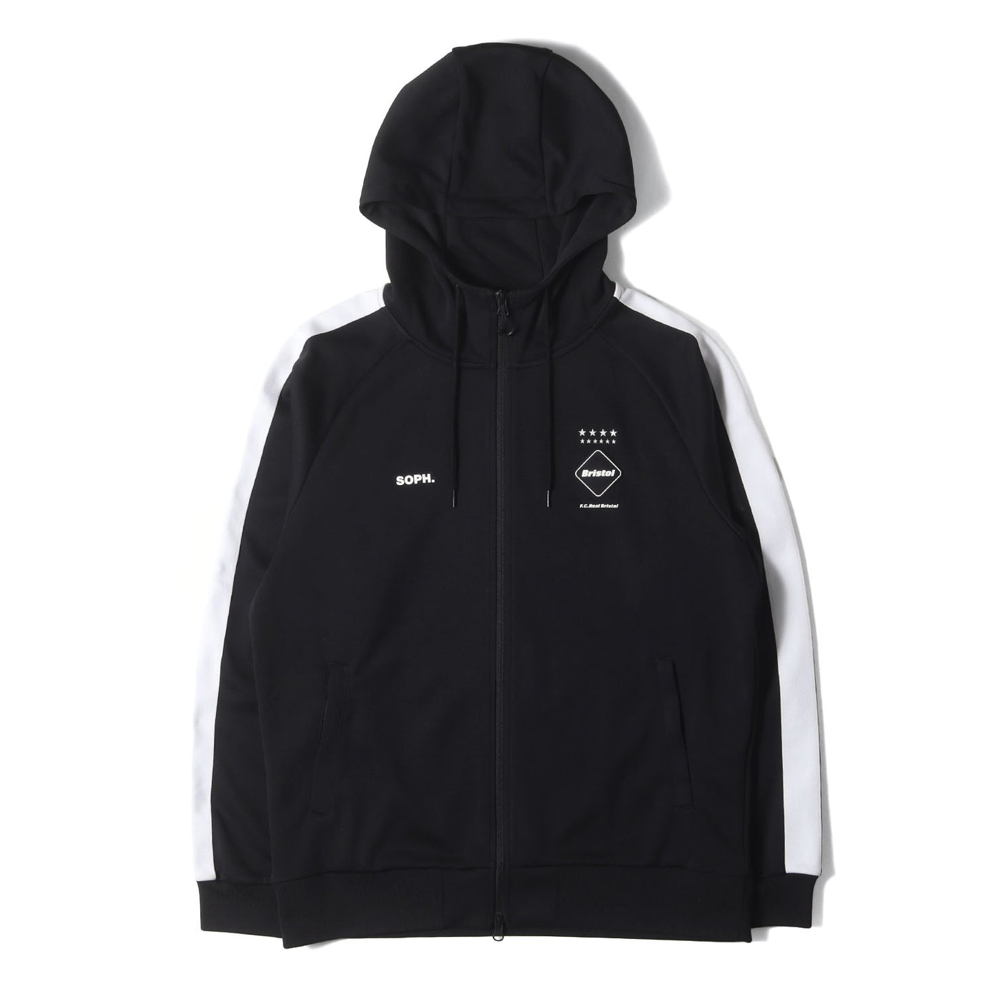 バックロゴ フルジップ フーデッド トラックジャケット (TRAINING TRACK HOODIE)