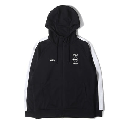 バックロゴ フルジップ フーデッド トラックジャケット (TRAINING TRACK HOODIE)