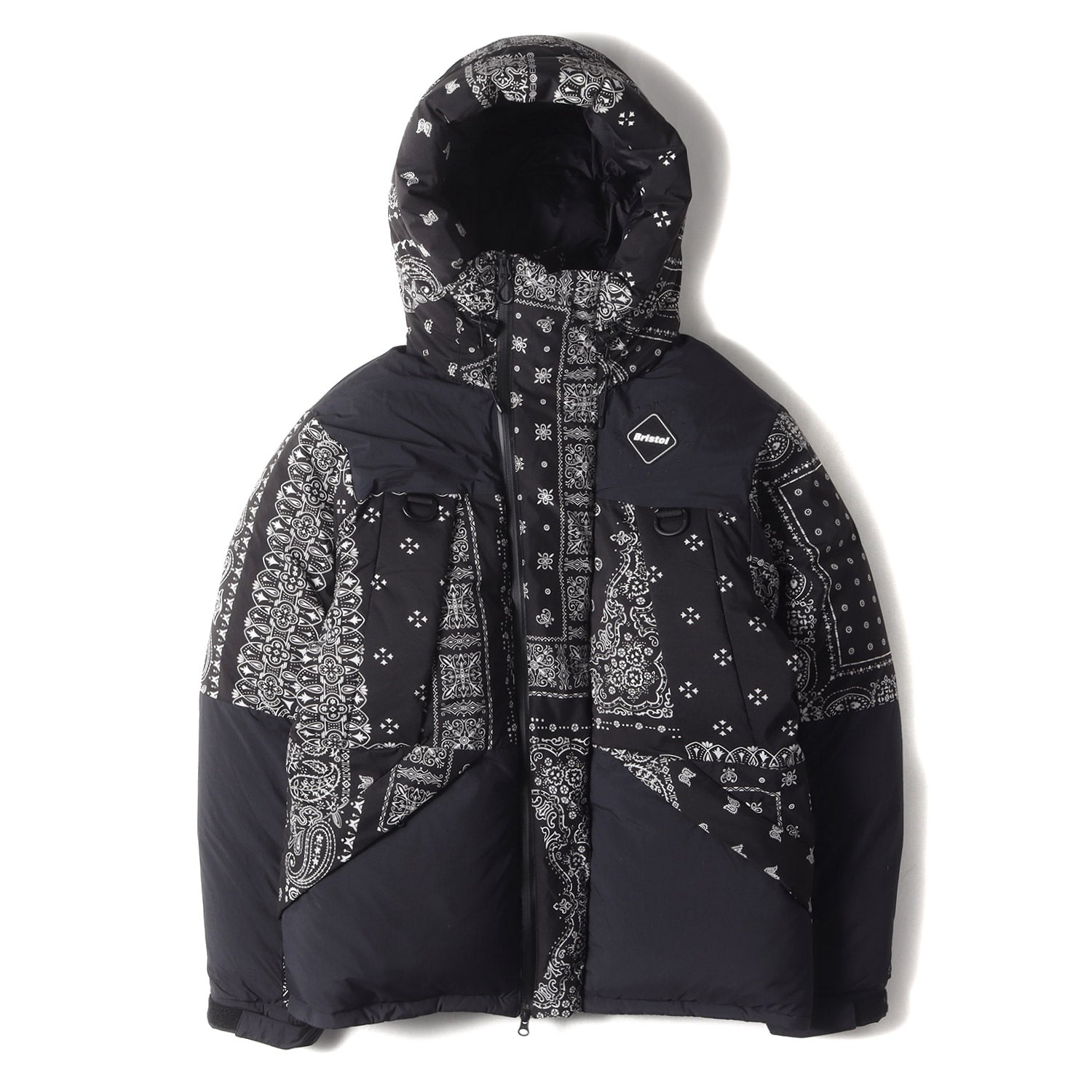 FCRB DOWN BENCH PARKA バンダナ　ダウンベンチ　XL バンダナ柄 ナイロン ベンチ ダウンジャケット (DOWN BENCH PARKA