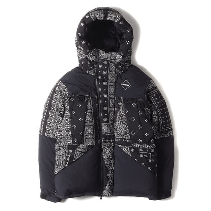 バンダナ柄 ナイロン ベンチ ダウンジャケット (DOWN BENCH PARKA)