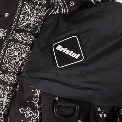 バンダナ柄 ナイロン ベンチ ダウンジャケット (DOWN BENCH PARKA)