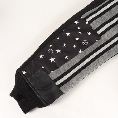 ×ALPHA 袖ニットカスタム リバーシブル ナイロン MA-1 フライトジャケット (ALPHA REVERSIBLE MA-1)