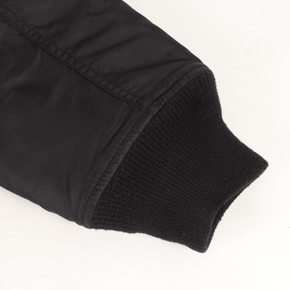 ×ALPHA 袖ニットカスタム リバーシブル ナイロン MA-1 フライトジャケット (ALPHA REVERSIBLE MA-1)