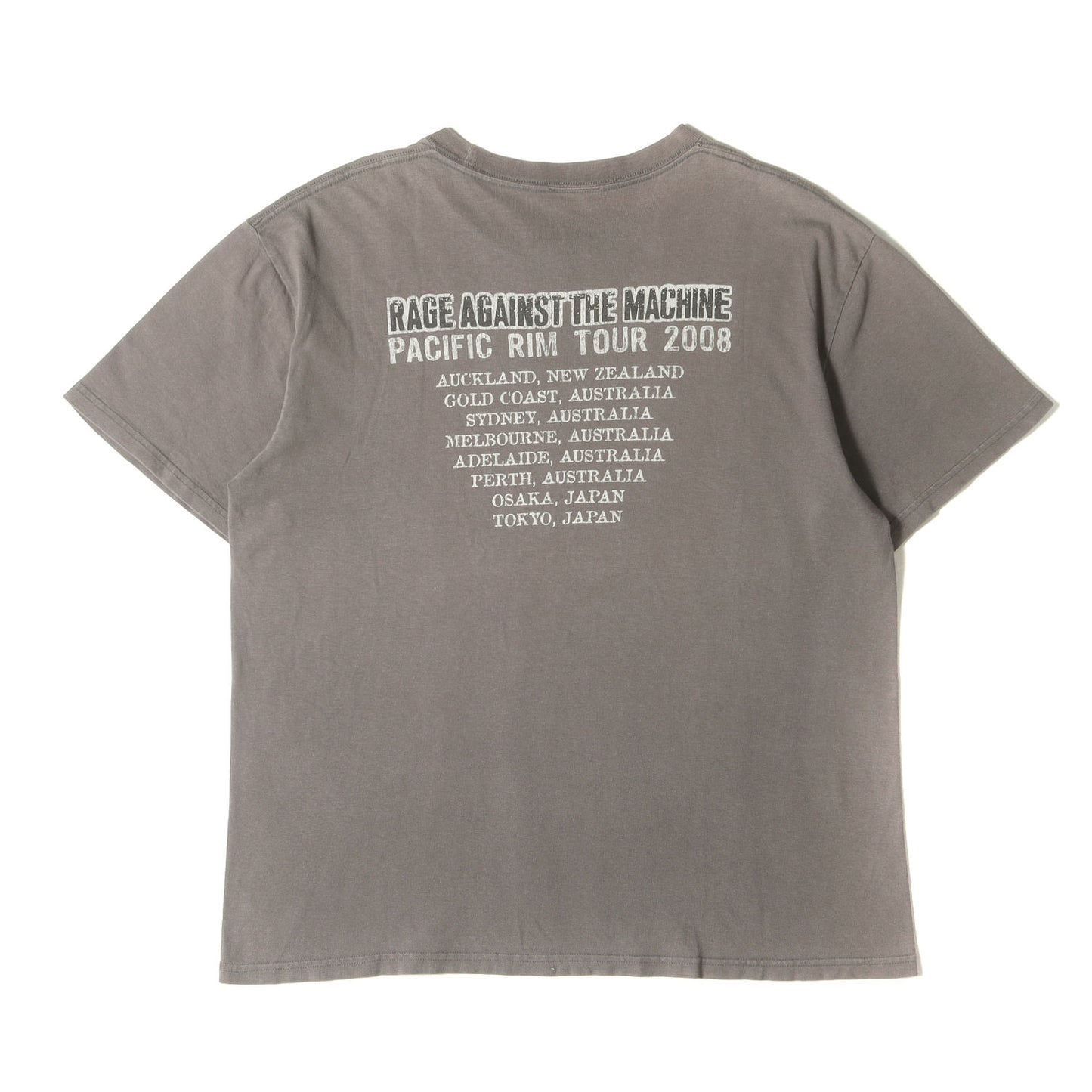 00s メンバーフォト プリント Tシャツ (RAGE AGAINST THE MACHINE PACIFIC RIM TOUR 2008)