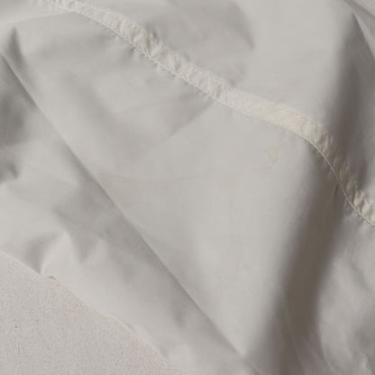 セリエボタン付き フーデッド ストレッチ ナイロン フルジップ ジャケット
