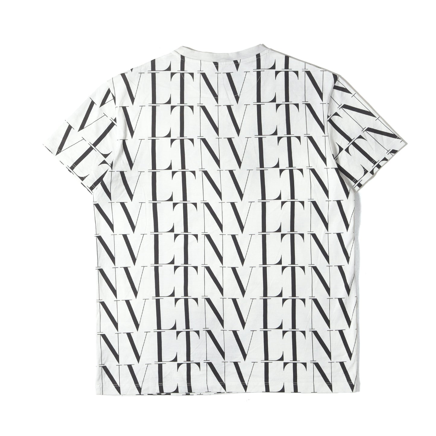 総柄 ロゴプリント クルーネック Tシャツ UV3MG08J6PE