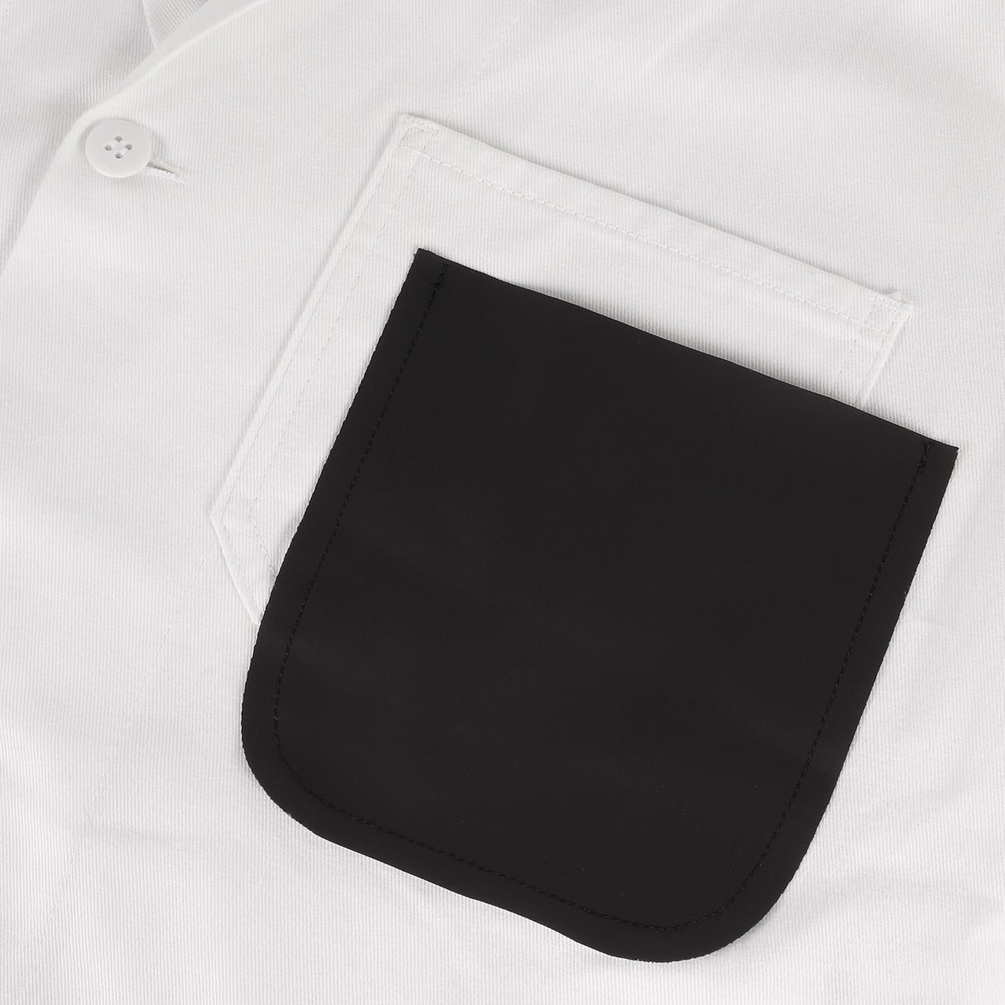 ビニールポケット付き コットン ツイル エンジニア コート 1I-C004