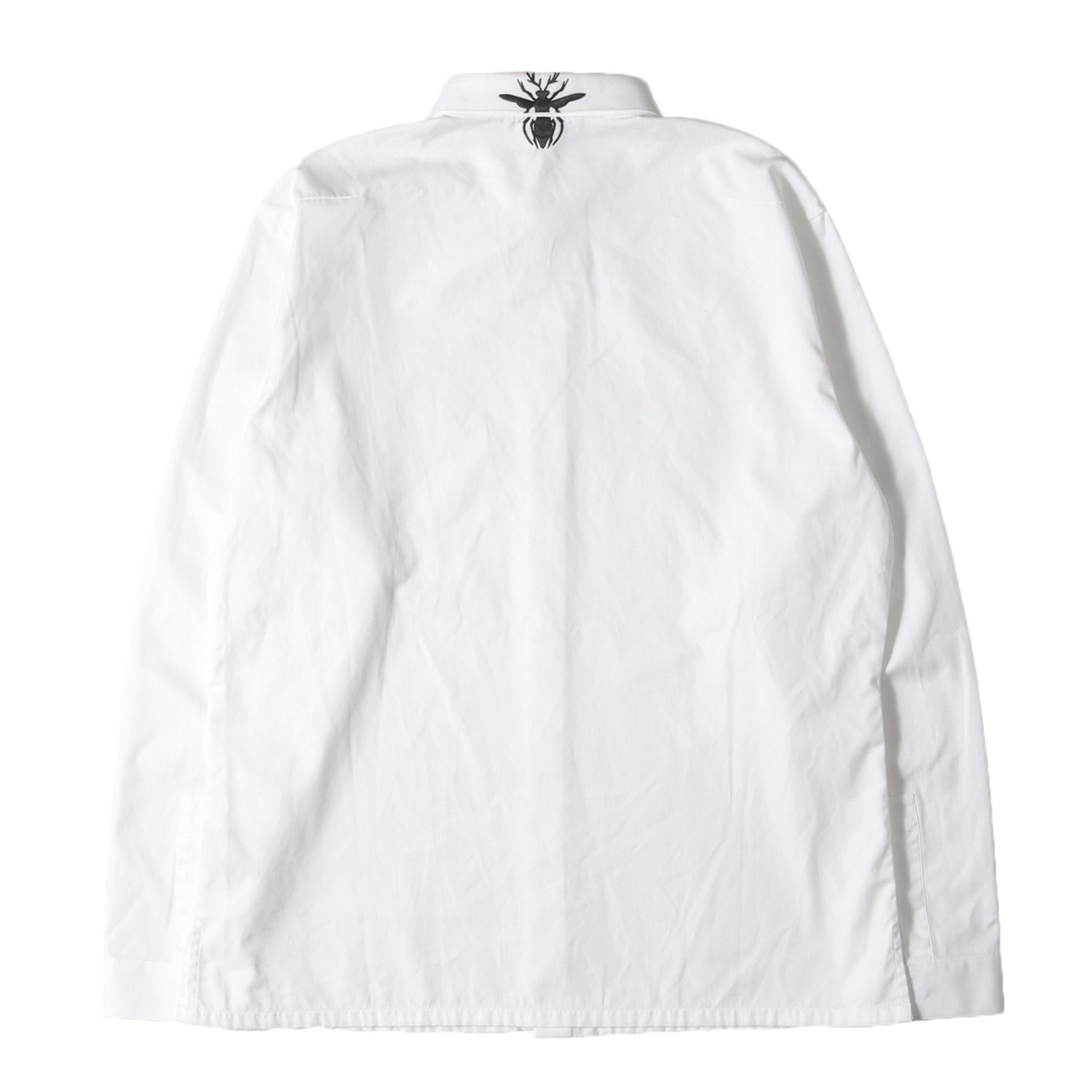 Bee 刺繍 比翼ボタン ドレスシャツ - ブランド古着の通販・買取