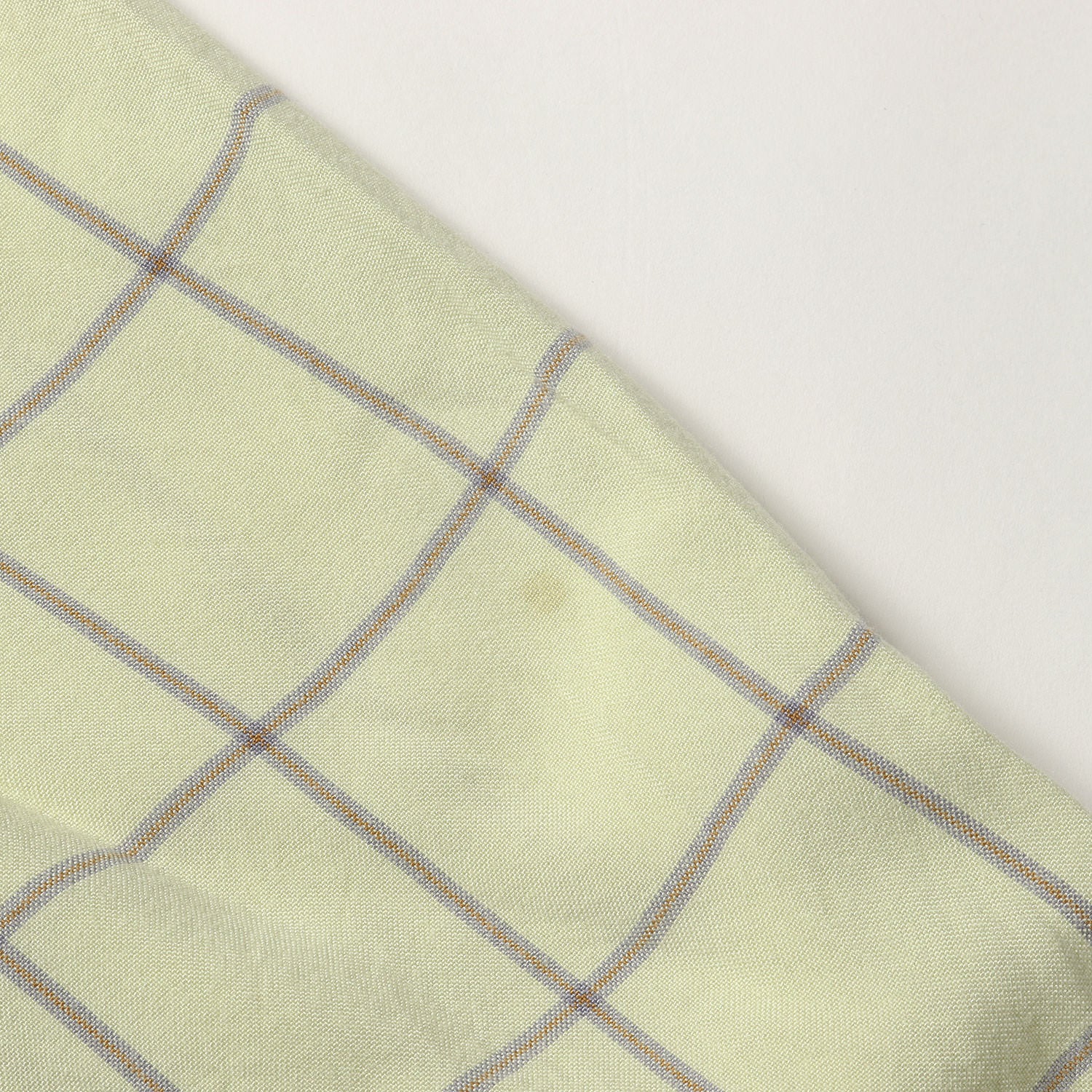 24SS クラッシュ加工 チェック レーヨン ボタン シャツ (RAYON CHECK