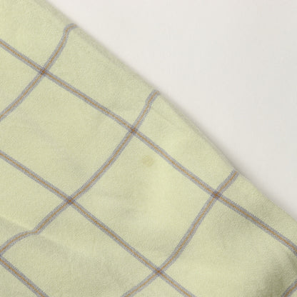 24SS クラッシュ加工 チェック レーヨン ボタン シャツ (RAYON CHECK CRASH LS SHIRT)