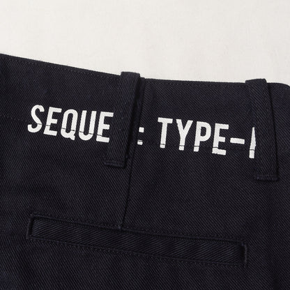 サイドパイピング T/Cツイル ワーク チノパンツ (CHINO PANTS TYPE-F)