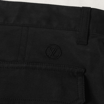 18AW LVロゴ刺繍 ストレッチ コットン カーゴ パンツ RM182M GWU HFP02W