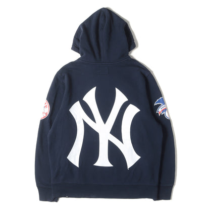 15SS ヤンキース マルチロゴ スウェット パーカー (New York Yankees / 47 Brand Hooded Sweatshirt)