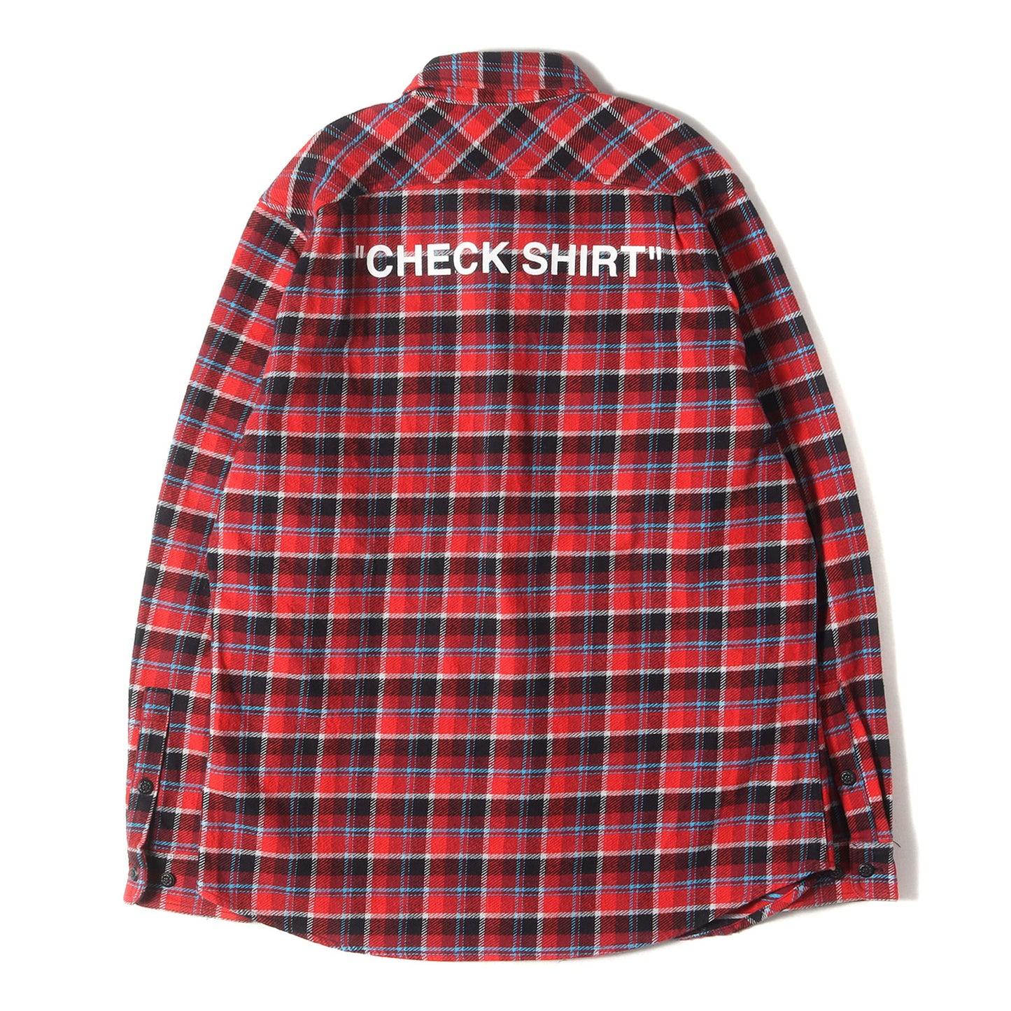 オーバーサイズ チェック フランネル シャツ (CHECKED FLANNEL LONG SLEEVE SHIRT)