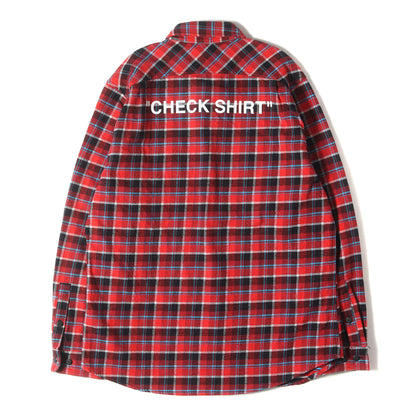 オーバーサイズ チェック フランネル シャツ (CHECKED FLANNEL LONG SLEEVE SHIRT)