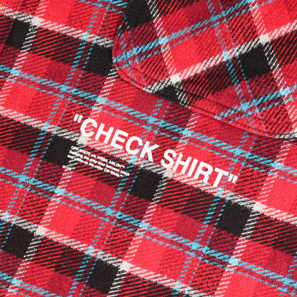 オーバーサイズ チェック フランネル シャツ (CHECKED FLANNEL LONG SLEEVE SHIRT)