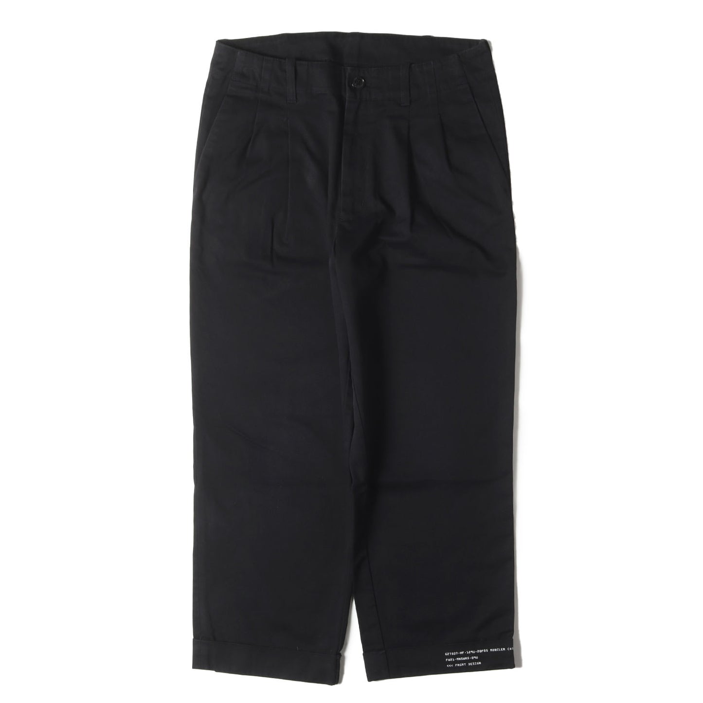 ×fragment design ツータック コットンツイル ワイドパンツ (PANTALONE)