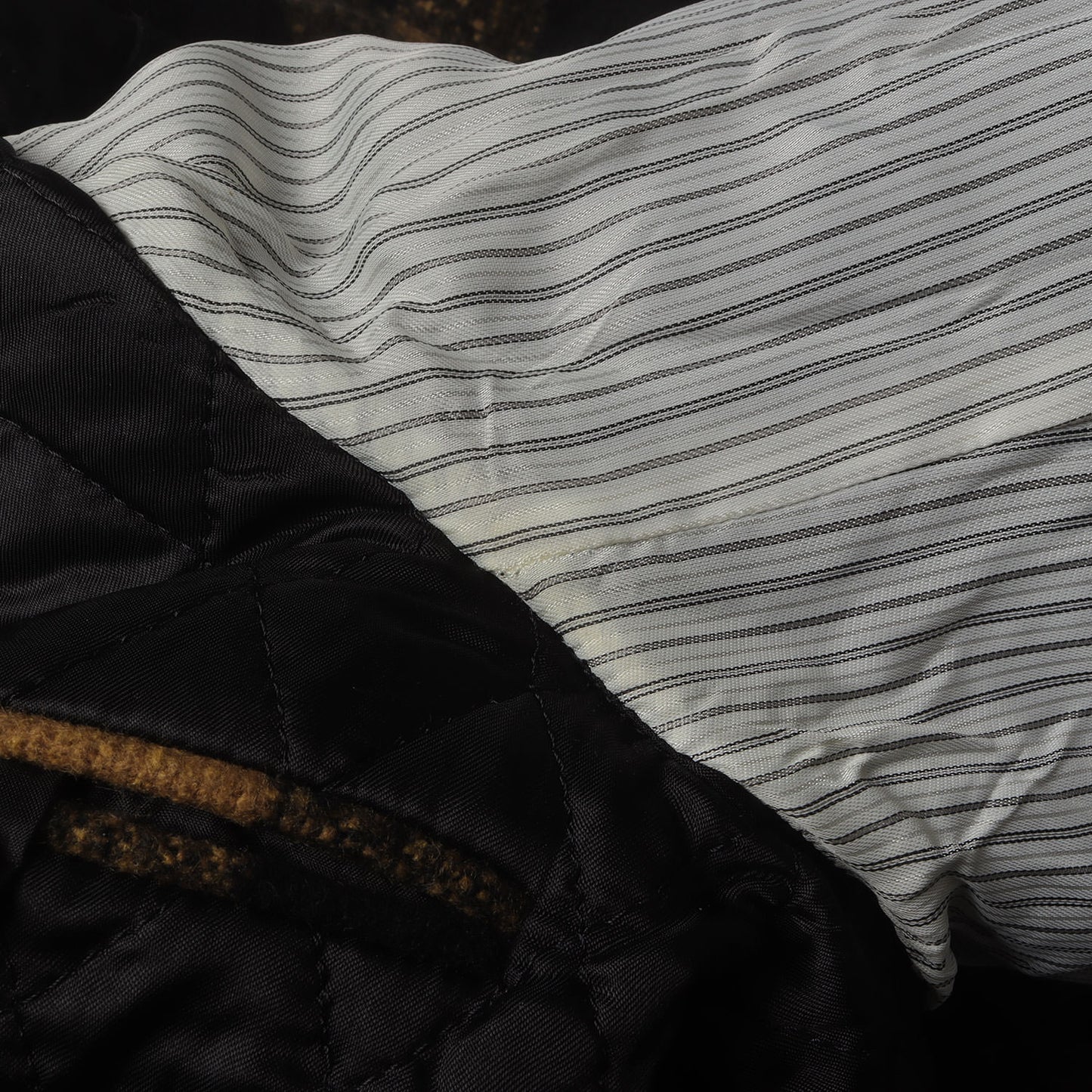 スタンドカラー チェック メルトンウール ボタン コート Burberry Prorsum
