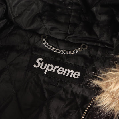 18AW ダイヤモンドパターン フェイクファー フルジップ フーデッド ジャケット (Diamond Faux Fur Jacket)