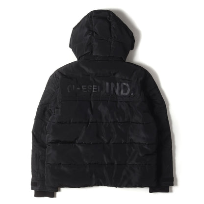 フード付き 中綿 フルジップ ジャケット (W-RUSSELL-PAD JACKET)
