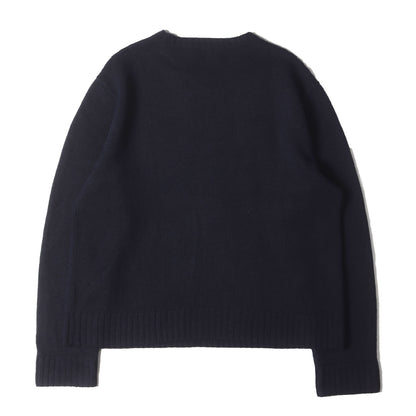 [希少 カシミヤ100%] 星条旗 ポロベア クルーネック カシミヤ ニット / PURPLE LABEL パープルレーベル