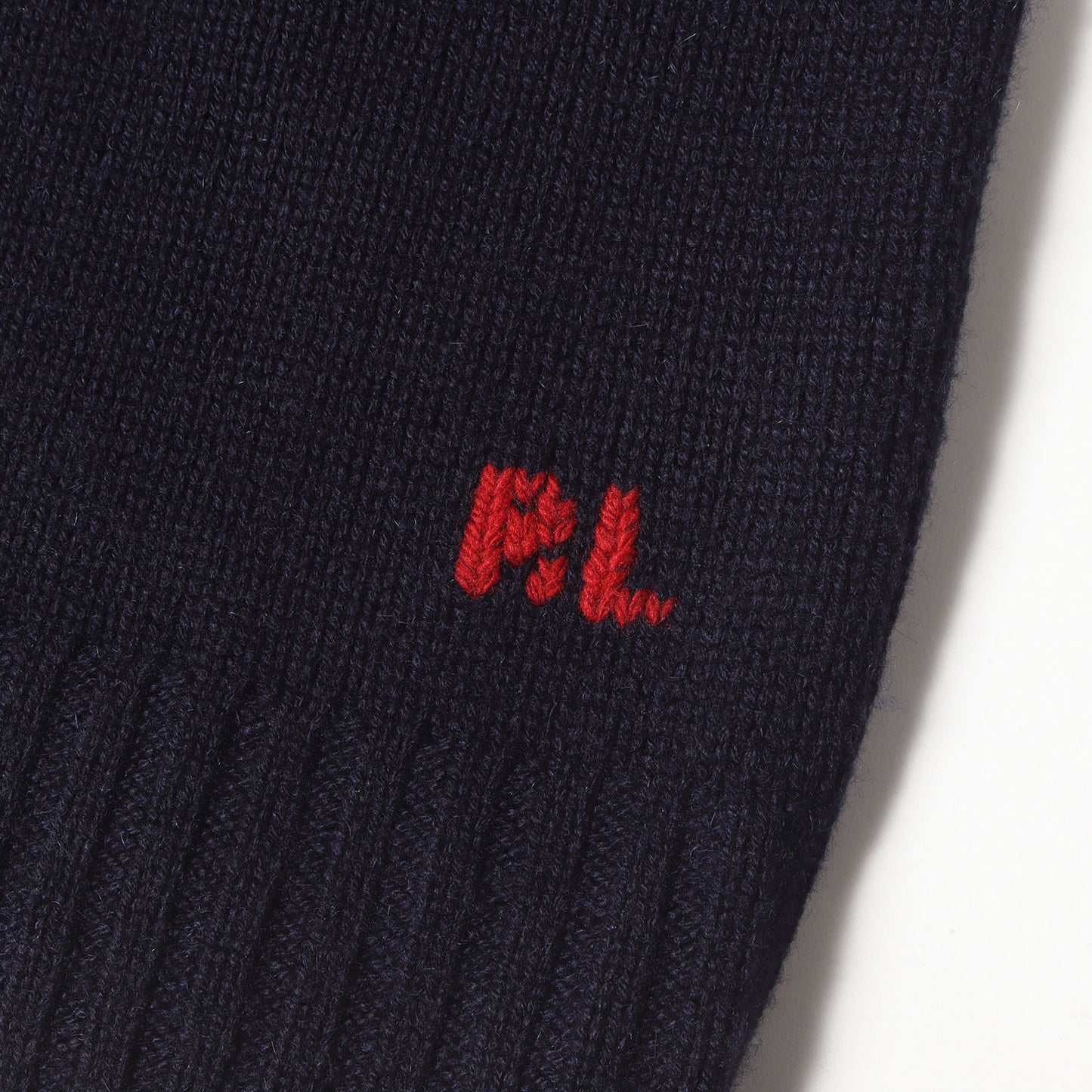 [希少 カシミヤ100%] 星条旗 ポロベア クルーネック カシミヤ ニット / PURPLE LABEL パープルレーベル