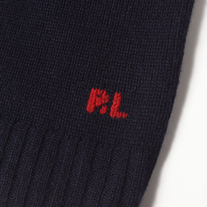 [希少 カシミヤ100%] 星条旗 ポロベア クルーネック カシミヤ ニット / PURPLE LABEL パープルレーベル