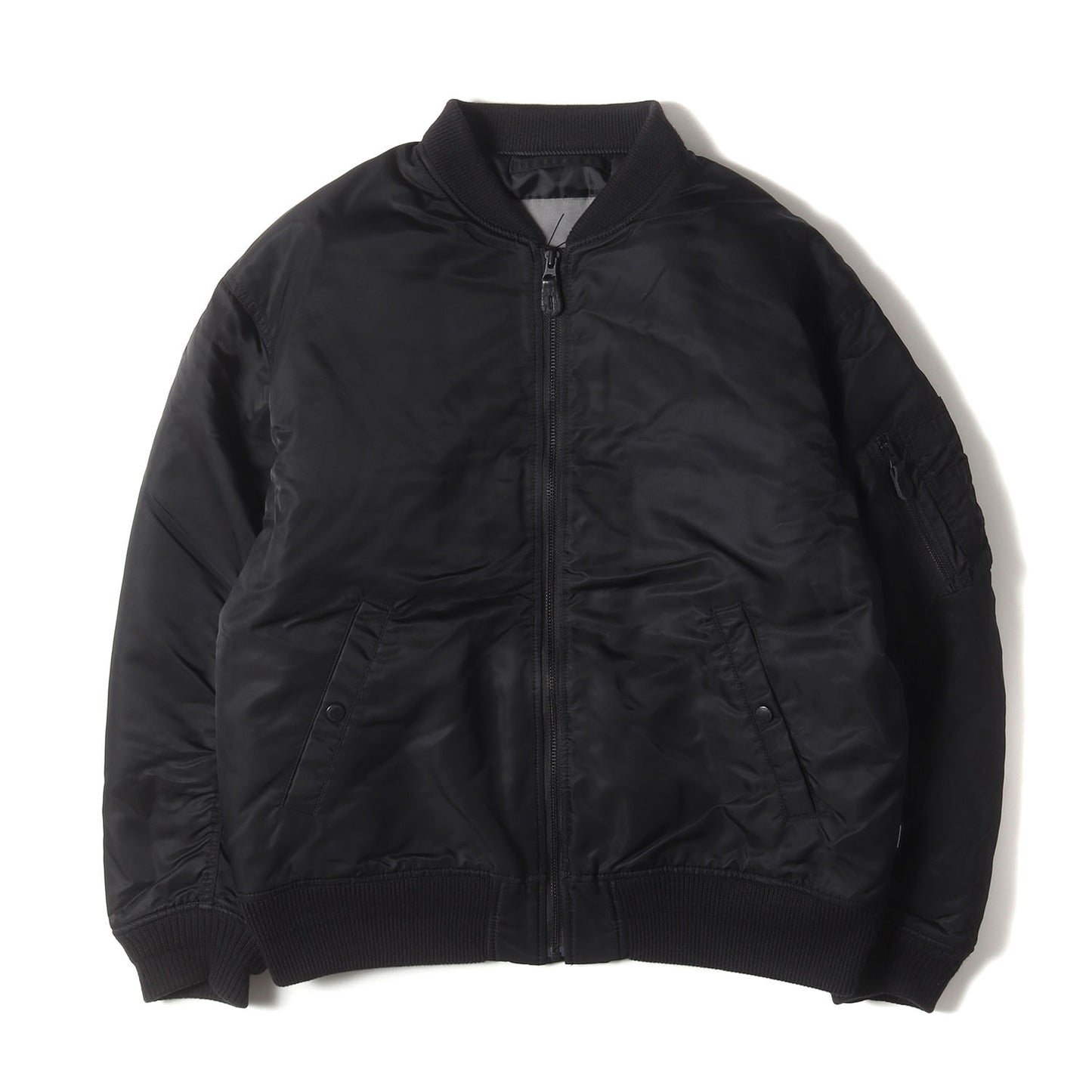 23SS ×Yohji Yamamoto POUR HOMME バックロゴ MA-1 ナイロン フライトジャケット (YN.MA-1 JACKET.NY)