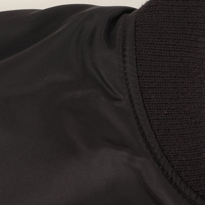23SS ×Yohji Yamamoto POUR HOMME バックロゴ MA-1 ナイロン フライトジャケット (YN.MA-1 JACKET.NY)