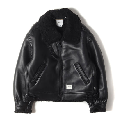 22AW B-3 シンセティックレザー ジャケット (JFW-02 / Jacket / Synthetic)