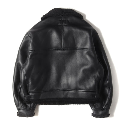 22AW B-3 シンセティックレザー ジャケット (JFW-02 / Jacket / Synthetic)